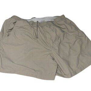 Columbia Mens Beige XXL Nylon Swim Shorts With Mesh Lining